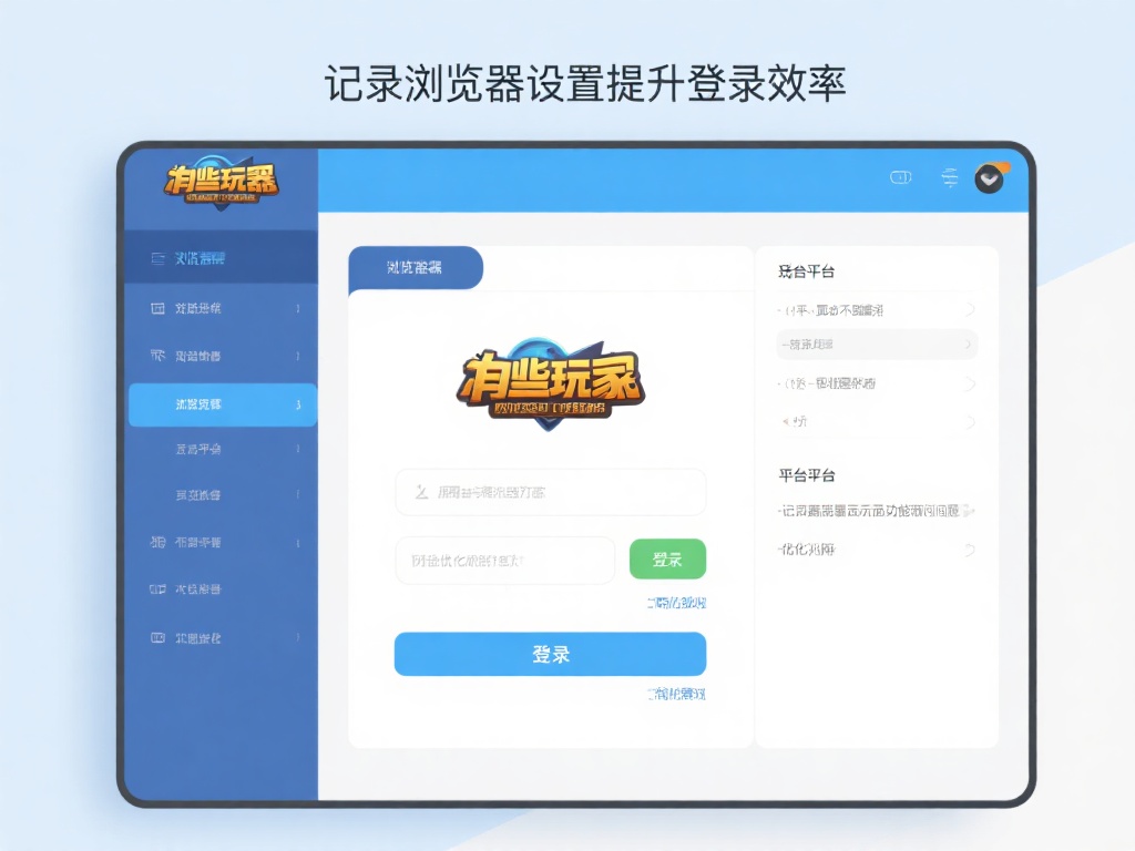 牢记浏览器设置，提升登录效率
有些玩家在登录平台