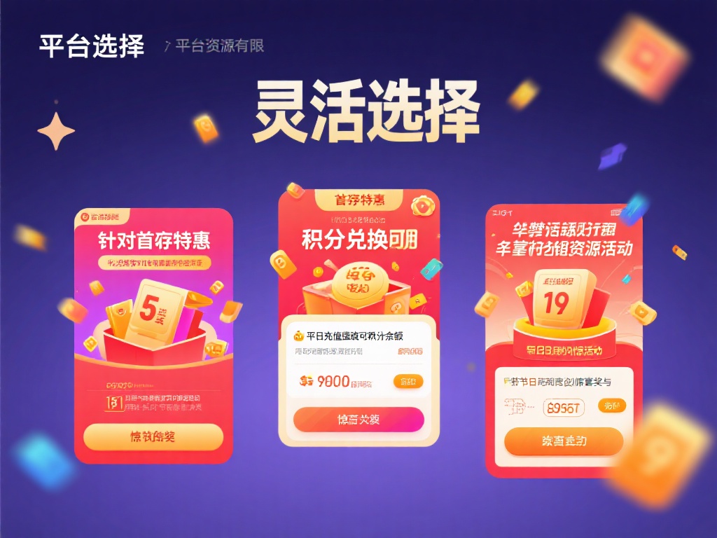 灵活选择：平台活动类型丰富，但资源有限。针对首存特