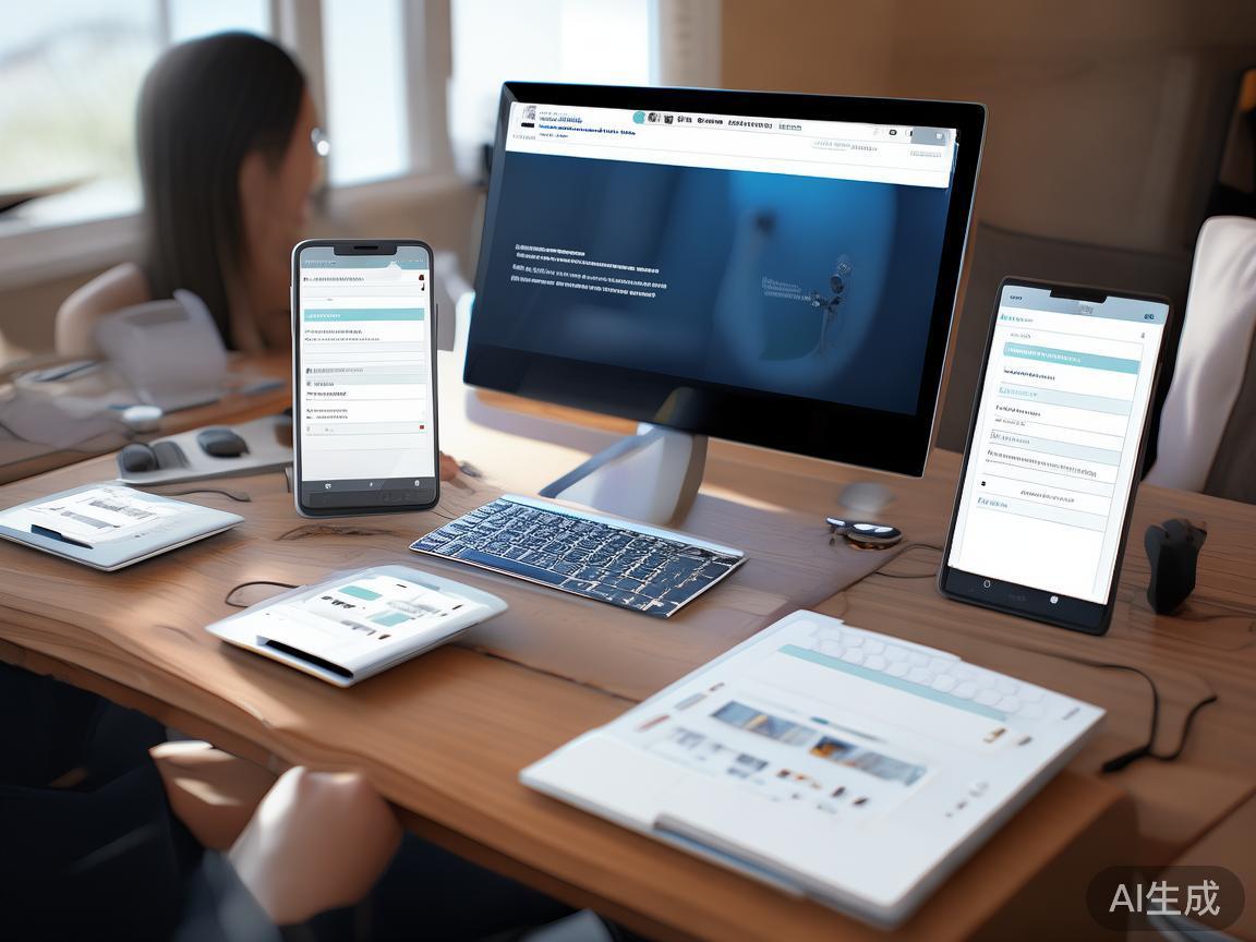 响应式设计
支持多端同步，无论是在PC端还是移动