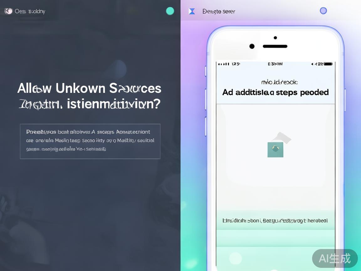 安卓用户首次安装第三方应用时，系统可能提示“允许未